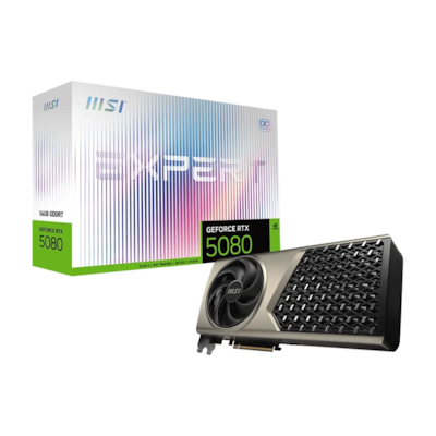 MSI GeForce RTX 5080 16G EXPERT OC - 16GB GDDR7, HDMI, 3x DP
