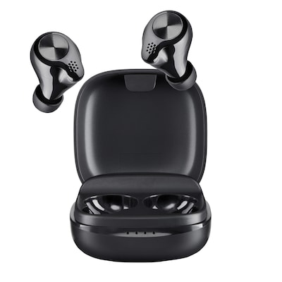 Intenso Buds Micro True Wireless Kopfhörer T200, Schwarz Musik Modus, Gaming Modus, intuitive Touchsteuerung