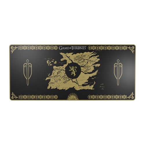 LEXIP X TSUME - GAME OF THRONES LANNISTER MOUSE PAD XXL BLACK