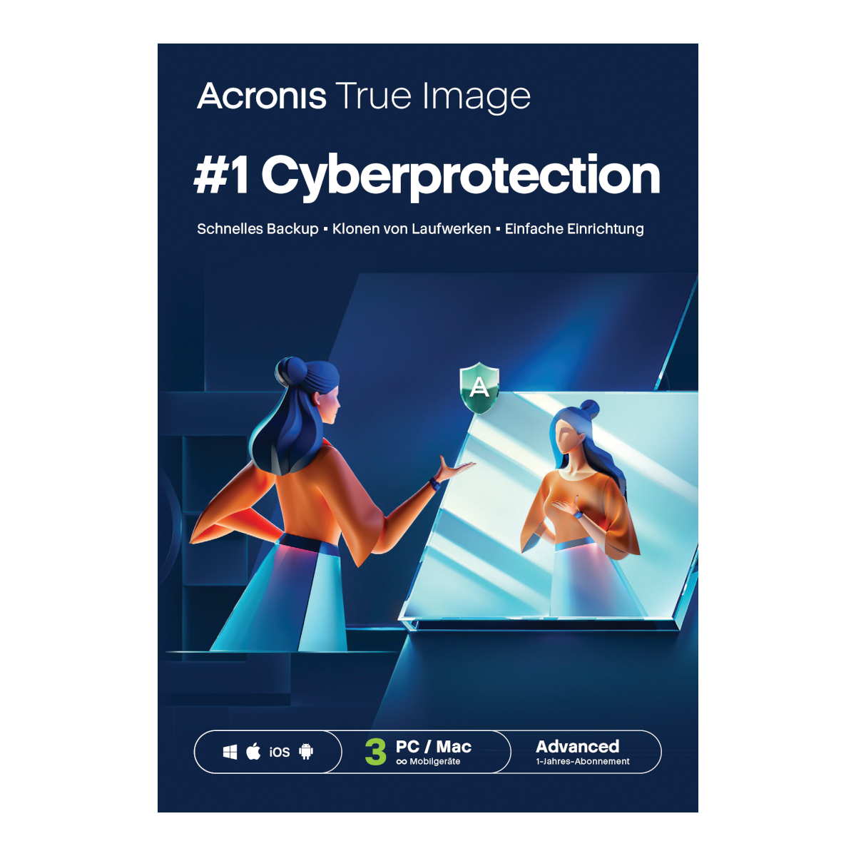Acronis True Image Advanced [3 Geräte - 1 Jahr] + 500 GB Acronis Cloud Storage [3 Geräte - 1 Jahr]