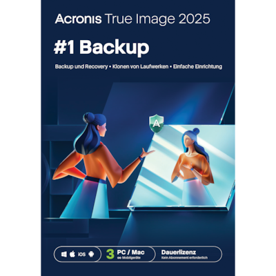 Acronis True Image 2025 3 Computer Dauerlizenz