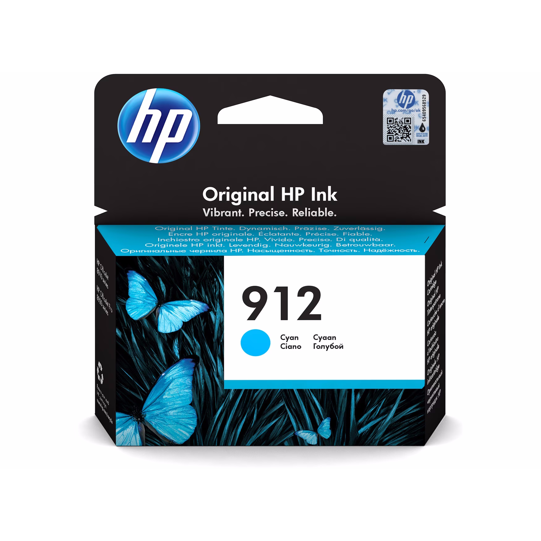 Thumbnail - HP 912 (3YL77AE) Original Druckerpatrone Cyan Kompatibilität: HP OfficeJet 8000er Serie