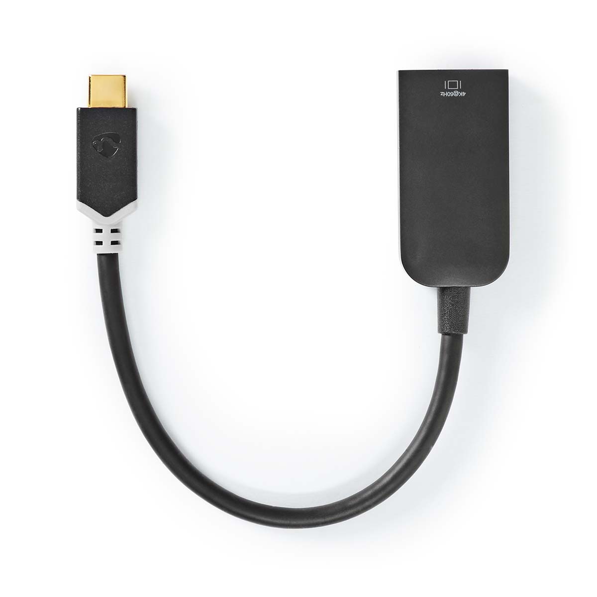 Nedis USB-Adapter USB 3.2 Gen1 - USB-C™ Stecker, 4K@60H , HDMI Buchse, 0.20 m, rund, vergoldet, PVC, Anthrazit USB-Hubs Produkt Bild 3