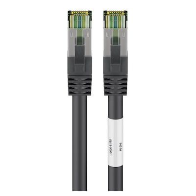 Thumbnail - Goobay CAT 8.1 Patchkabel, S/FTP (PiMF), schwarz 0,5m