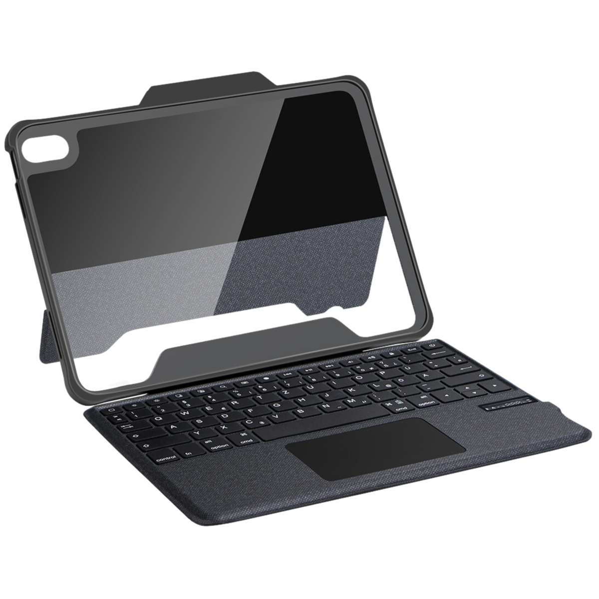 Deqster Rugged Touch Bluetooth Keyboard für iPad 10.9" 10.Gen. DE-Layout QWERTZ, All-in-One Stifthalter