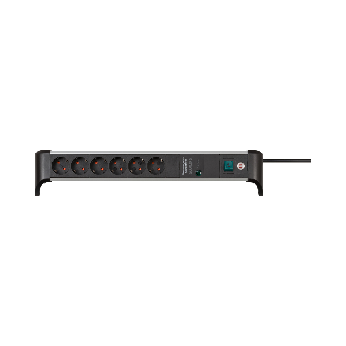 Brennenstuhl ALU-Office-Line 6fach *DE* 60kA/o.Filter 3m H05VV-F3G1,5 Steckdosenleisten Produkt Bild 1