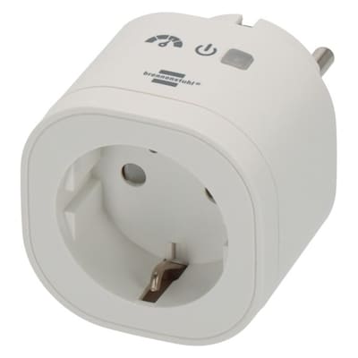 brennenstuhl®Connect WiFi Steckdose mit Energiemessung weiß IP2