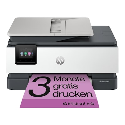 HP Officejet Pro 8122e 3in1 - Multifunktionsdrucker Drucken, Kopieren, Scannen, Farbe, inkl. 3 Monate Instant Ink