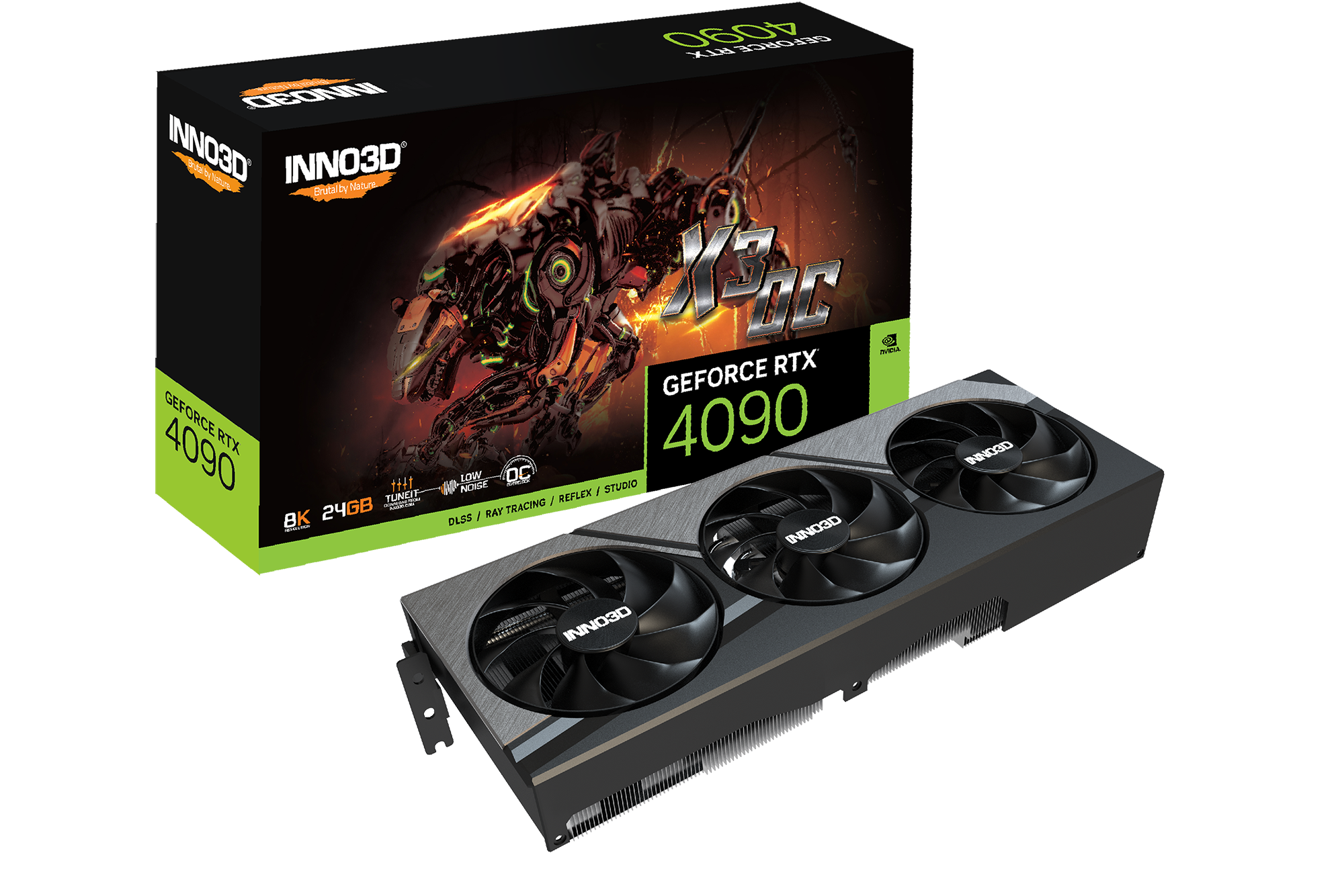 【修理歴あり】INNO3D GeForce RTX4090 X3 OC 24GB INNO3D GEFORCE RTX™ 4090 X3 OC | INNO3D - GRAPHICS CARDS