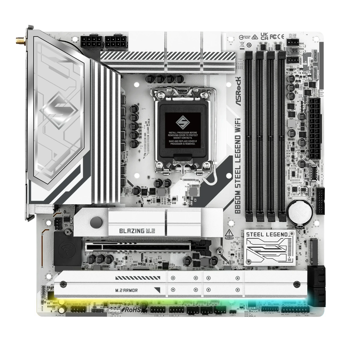 ASRock B860M Steel Legend WiFi motherboard