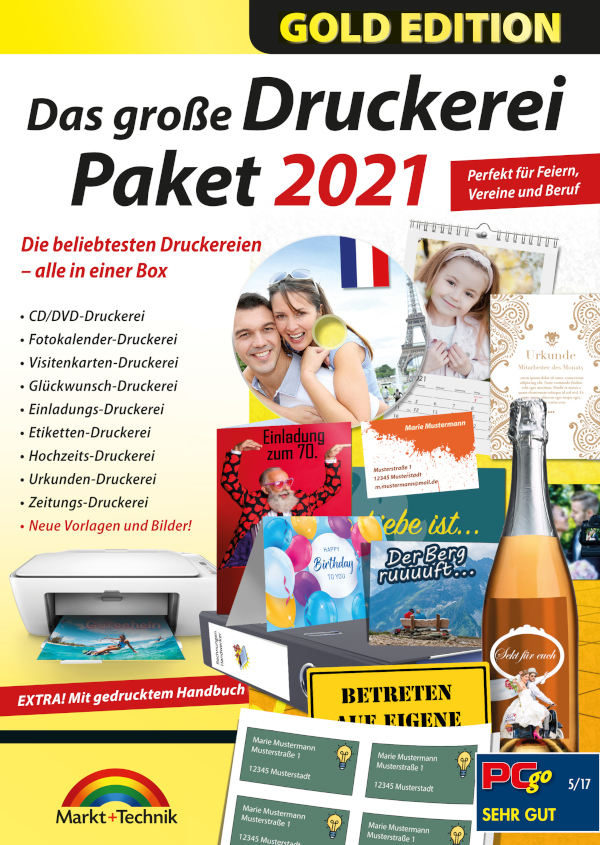 Image of Markt+Technik Das große Druckerei Paket 2021 Gold Edition