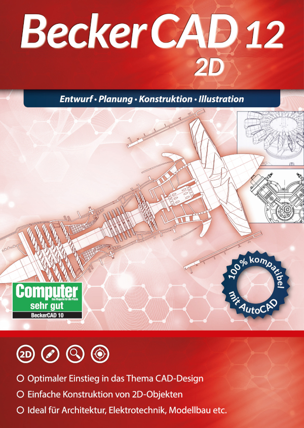 Image of Markt+Technik BeckerCAD 12 2D