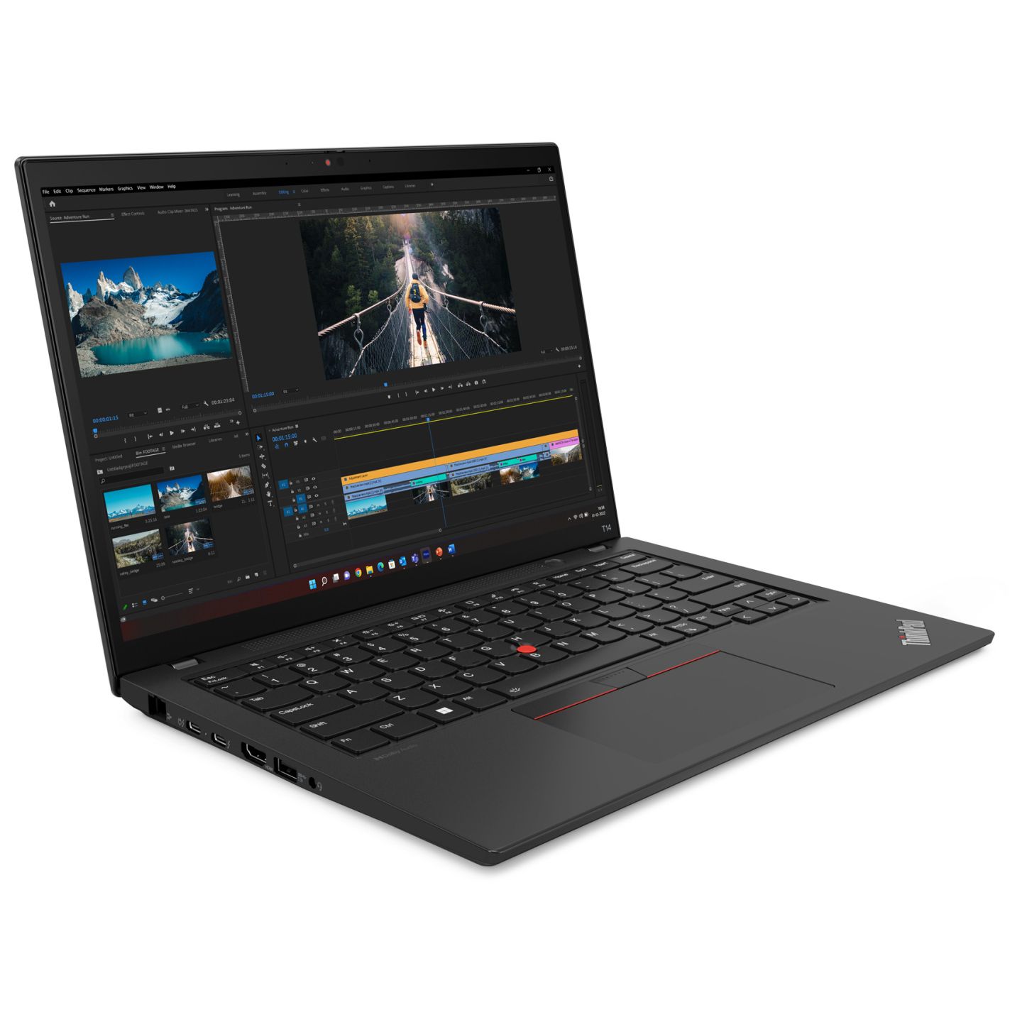 Lenovo ThinkPad T14 Gen 4 i5, 32 GB, 256 GB SSD, 14" WUXGA, Iris Xe Graphics, Win 11 Pro Notebooks Produkt Bild 3