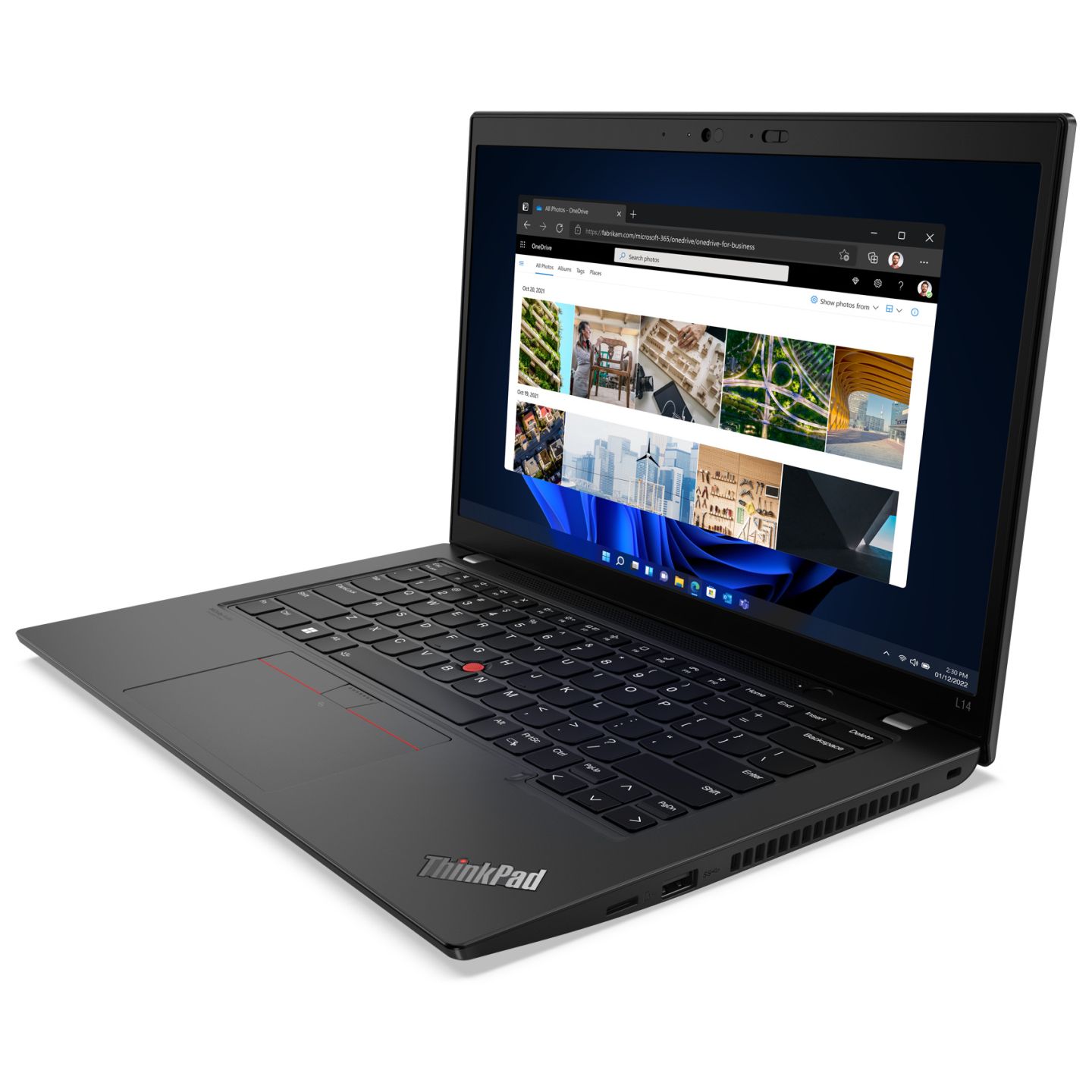 Lenovo Thinkpad L14 G3 i5 (12. Generation), 16 GB, 256 GB SSD, 14" Full HD, Iris Xe Graphics, 4G LTE, Win 11 Pro Notebooks Produkt Bild 2