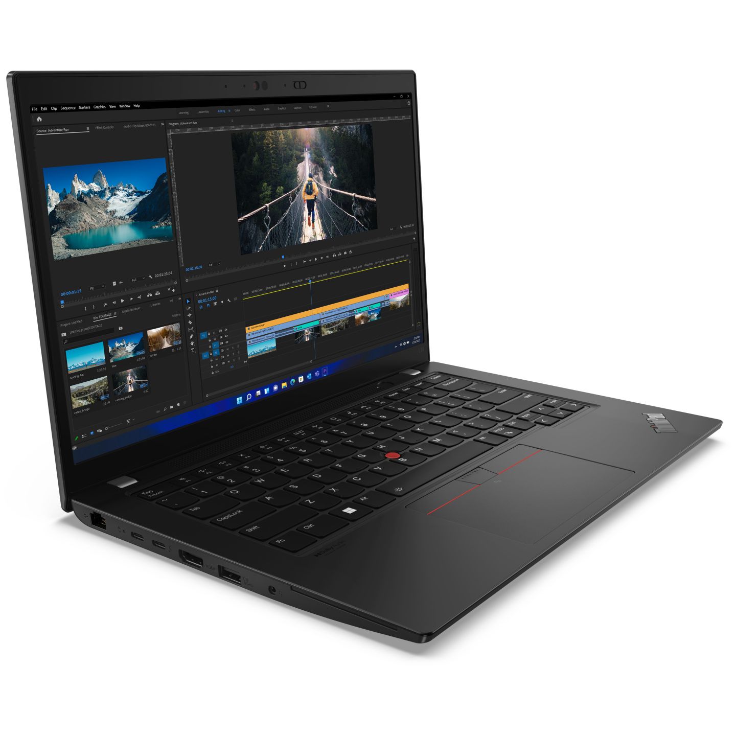 Lenovo Thinkpad L14 G3 i5 (12. Generation), 16 GB, 256 GB SSD, 14" Full HD, Iris Xe Graphics, 4G LTE, Win 11 Pro Notebooks Produkt Bild 3