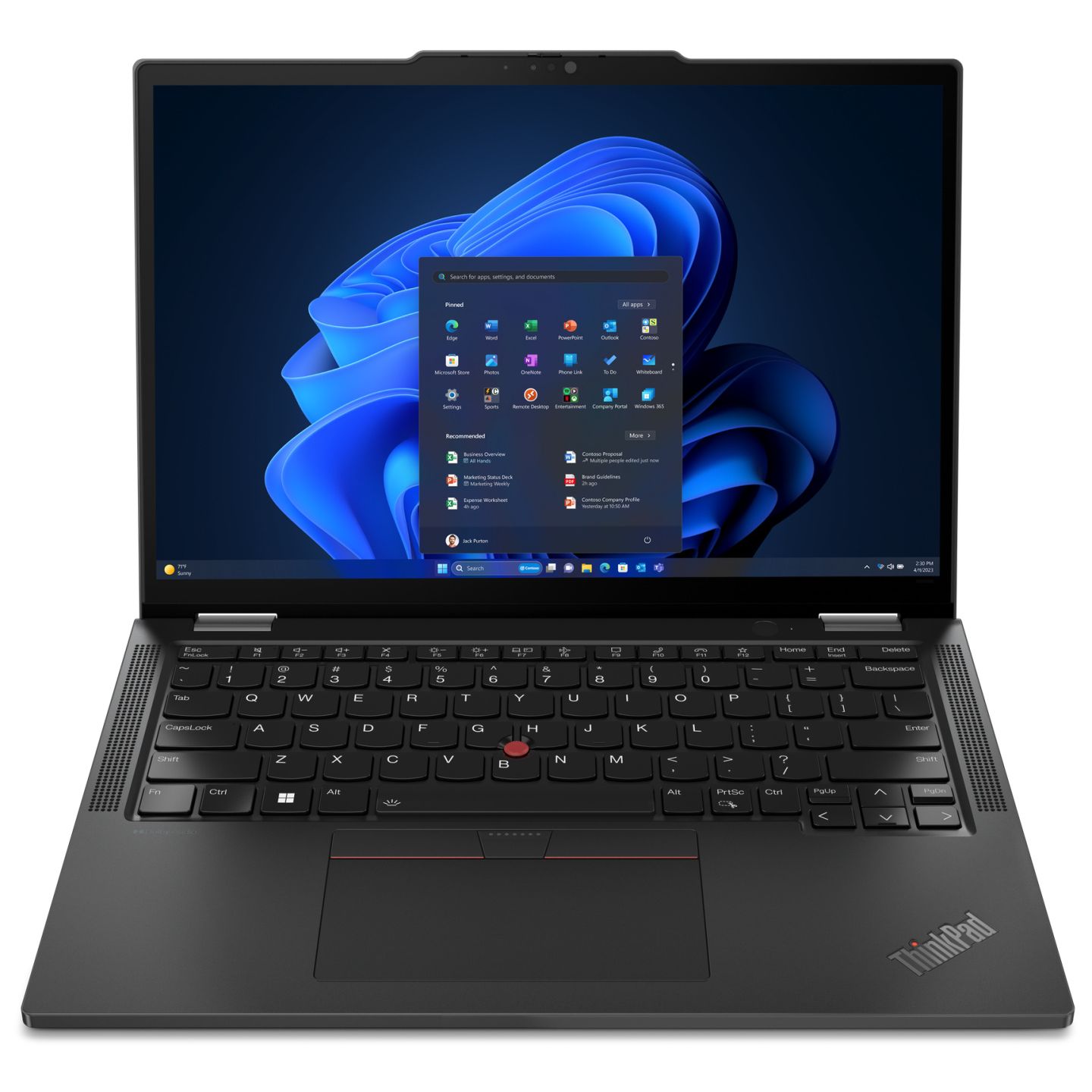 Wie neu: Lenovo ThinkPad X13 2-in-1 Gen 5 Ultra 5, 32 GB, 256 GB SSD, 13,3" WUXGA, onboard Grafik, Win 11 Pro | Refurbished