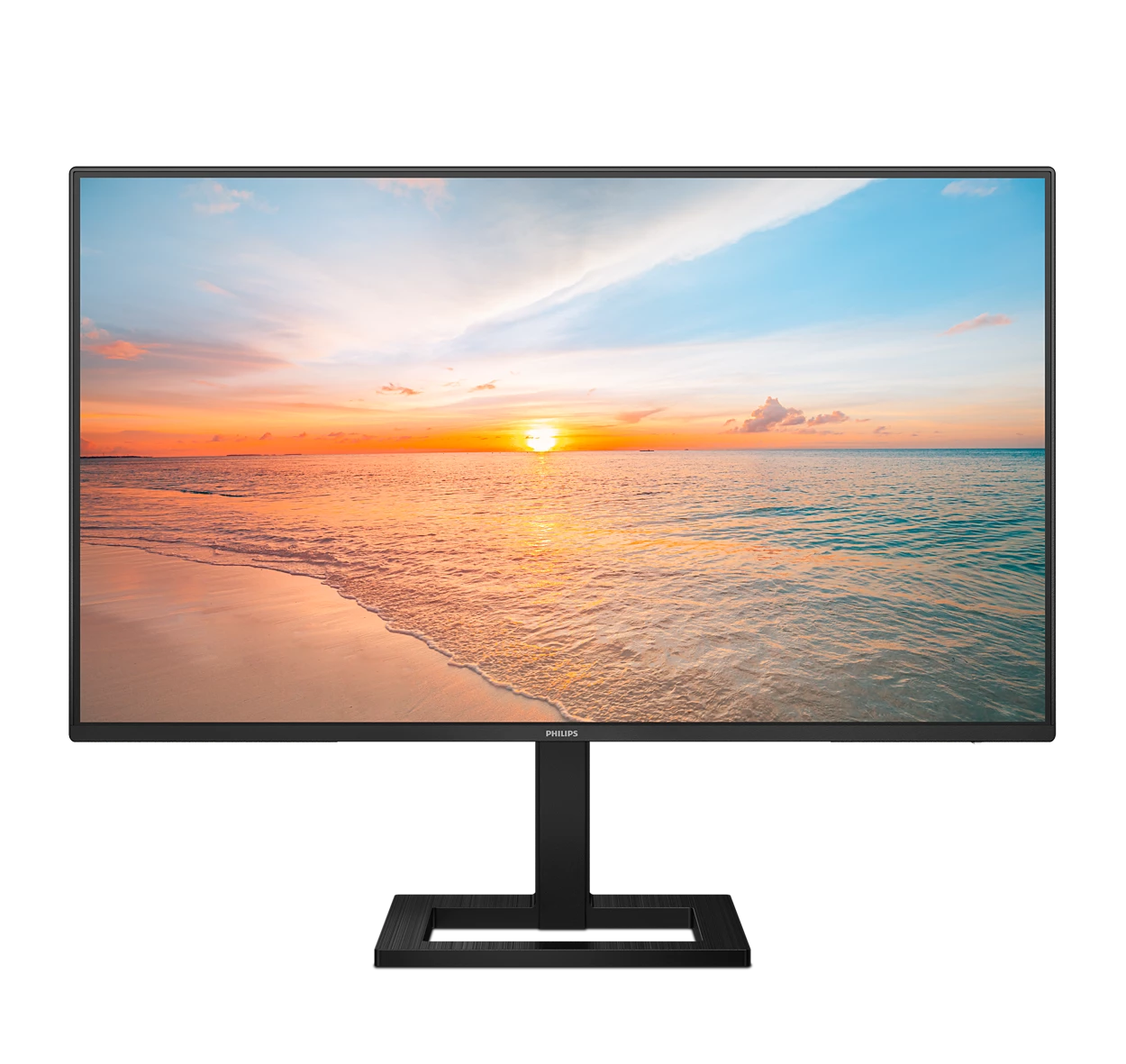 Philips 27E1N1300AE 27 Zoll Full HD Monitor, Lautsprecher, höhenverstellbar (1920x1080, 100 Hz, HDMI, USB-C (65W PD), USB Hub) schwarz
