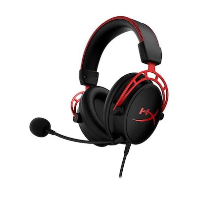 HyperX Cloud Alpha – Gaming-Kopfhörer, schwarz/rot