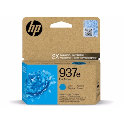 HP 937e EvoMore (4S6W6NE) Original Druckerpatrone Cyan