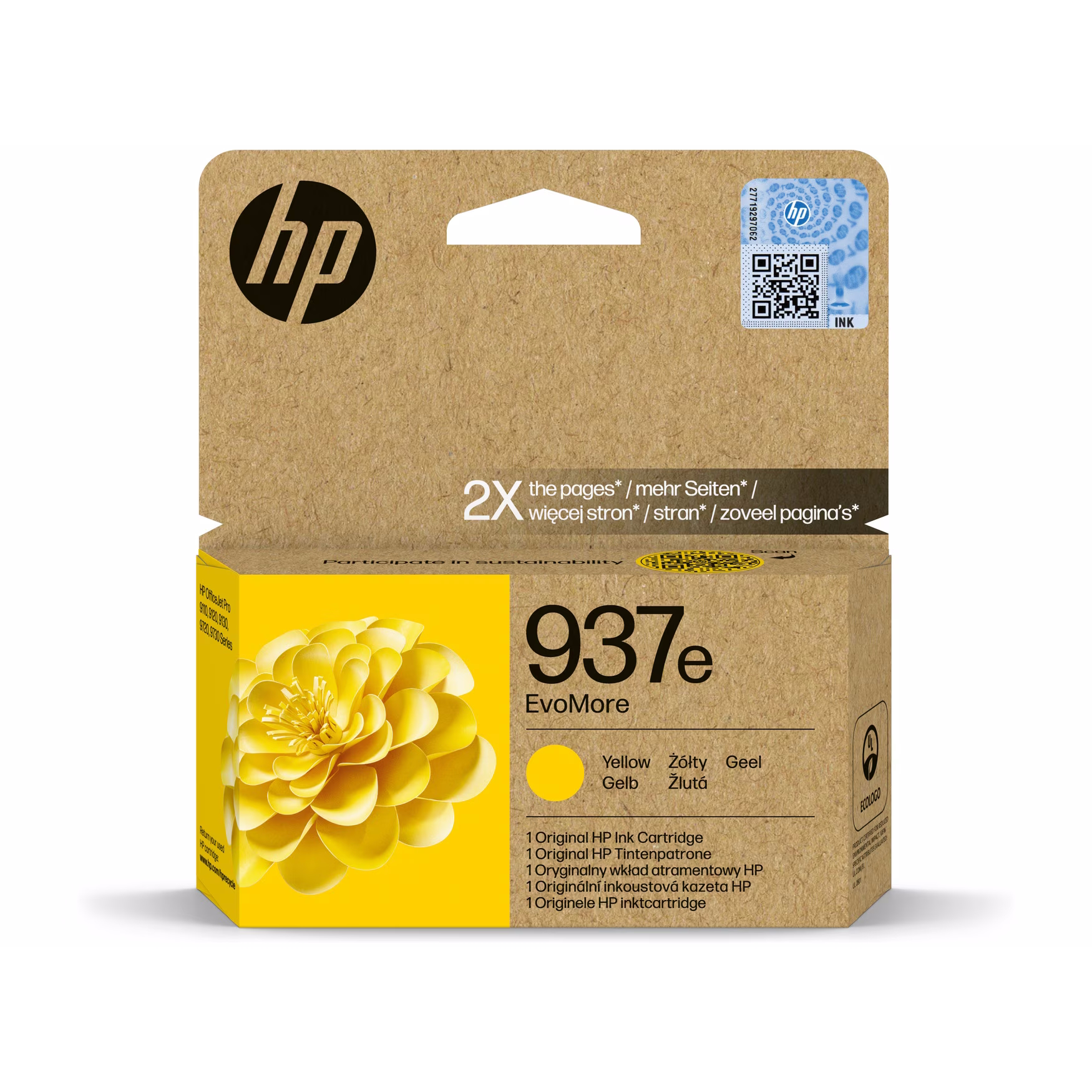 HP 937e EvoMore (4S6W8NE) Original Druckerpatrone Gelb