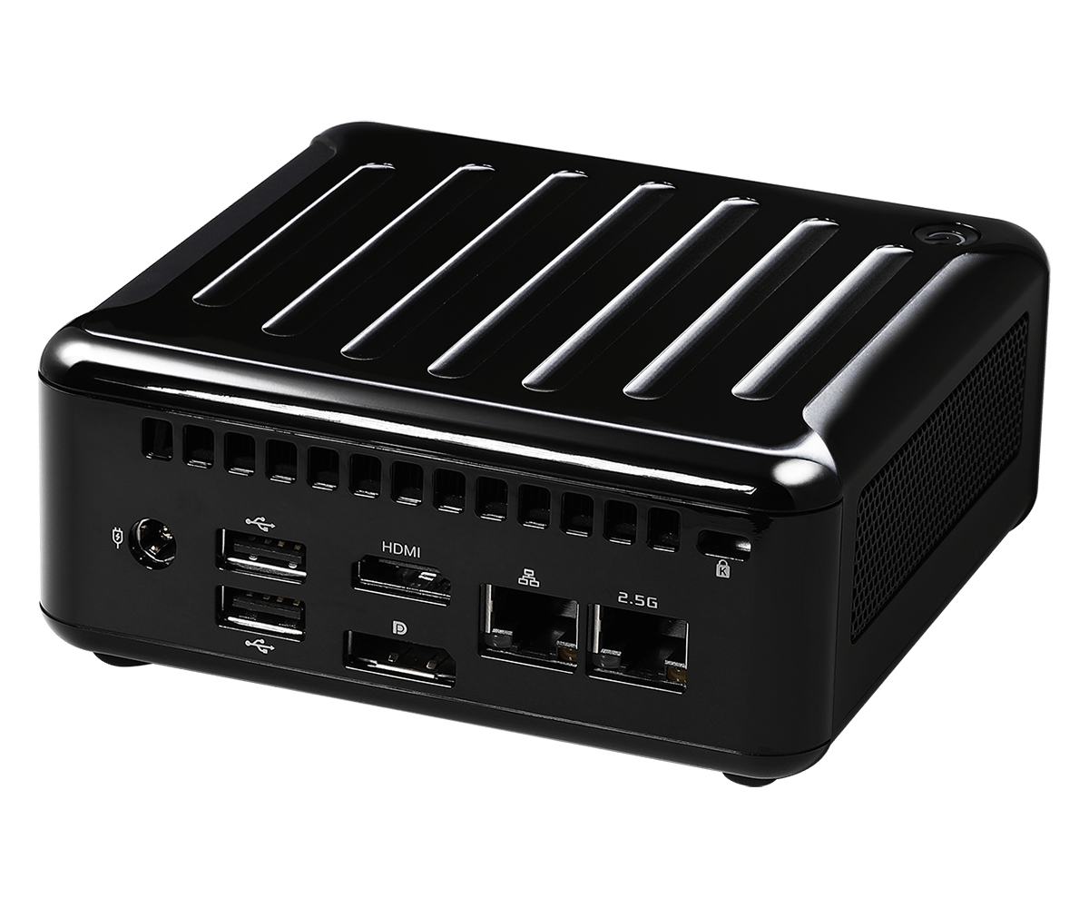 ASROCK 4x4 BOX 90PXG7K0-P0EAY100 - AMD Ryzen 7 4800U, 2x DDR4, 4x USB 3.2, 1x HDMI, 3x DisplayPort, 2x LAN, Wi-Fi, BT, mit Lüfter, oOS