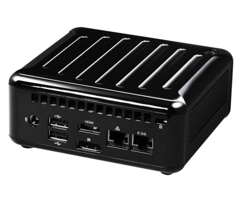 ASROCK 4x4 BOX 90PXG7K0-P0EAY100 - AMD Ryzen 7 4800U, 2x DDR4, 4x USB 3.2, 1x HDMI, 3x DisplayPort, 2x LAN, Wi-Fi, BT, mit Lüfter, oOS