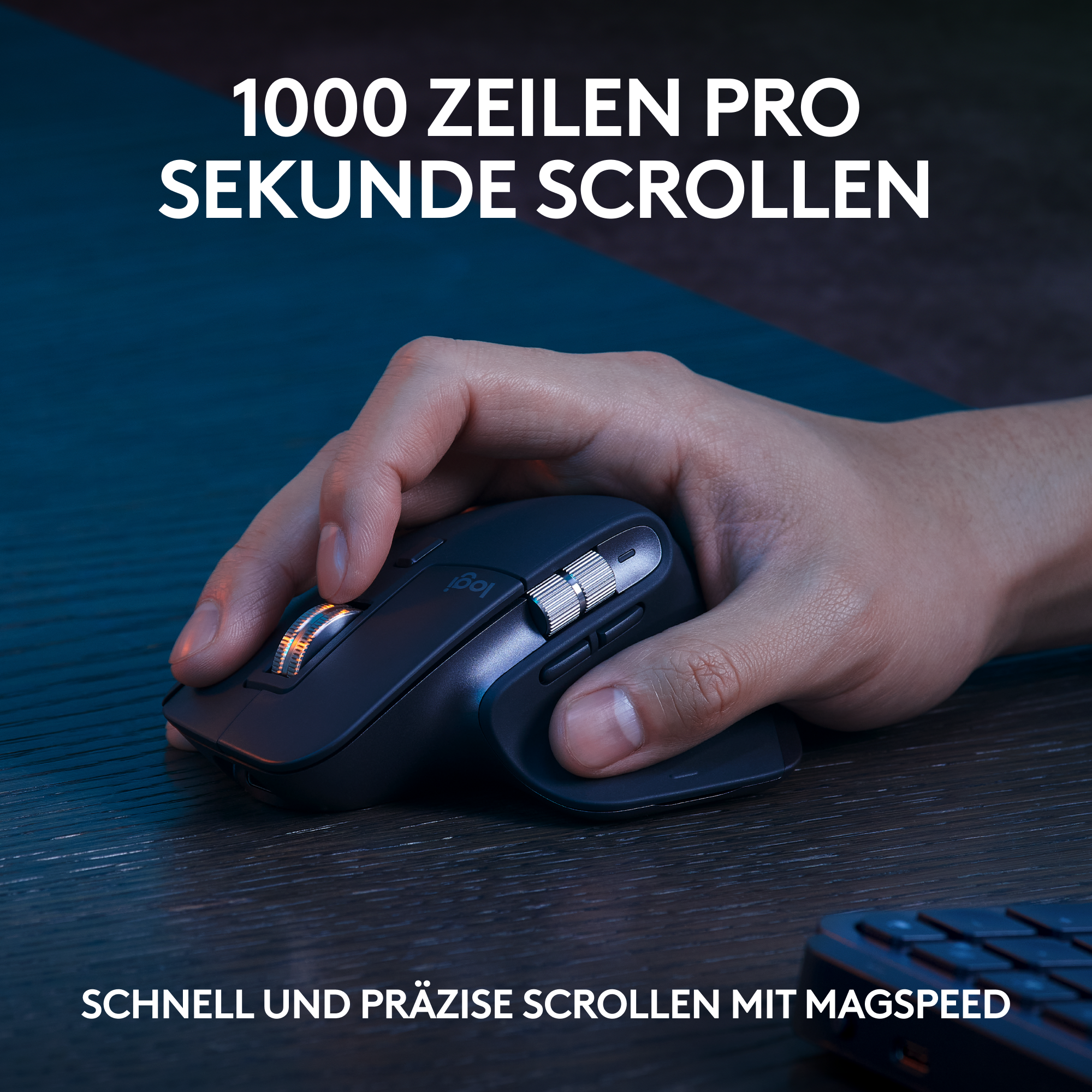 Logitech MX Keys S Combo, Wireless Desktop Set B-Ware Kombination MX Master 3S, MX Keys S und MX Palm Rest Tastaturen Produkt Bild 4