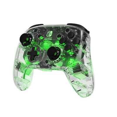 PDP Afterglow Schwarz, Transparent Gamepad Analog / Digital Nintendo Switch, Nintendo Switch Lite, Nintendo Switch OLED