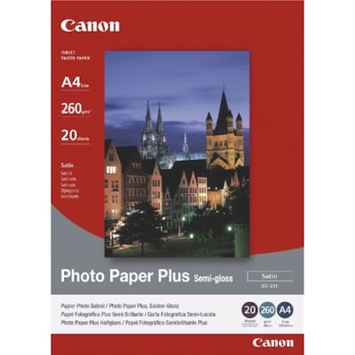Canon SG-201 Fotopapier Plus Seidenglanz A4, 20 Blatt