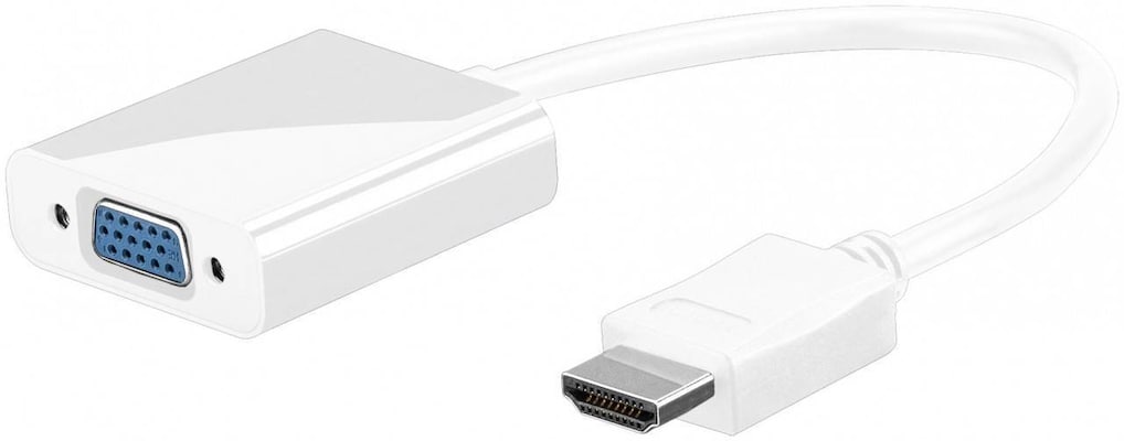 Goobay HDMI™/VGA Adapter HDMI™ Standard-Stecker (Typ A) > VGA-Buchse (15-polig)