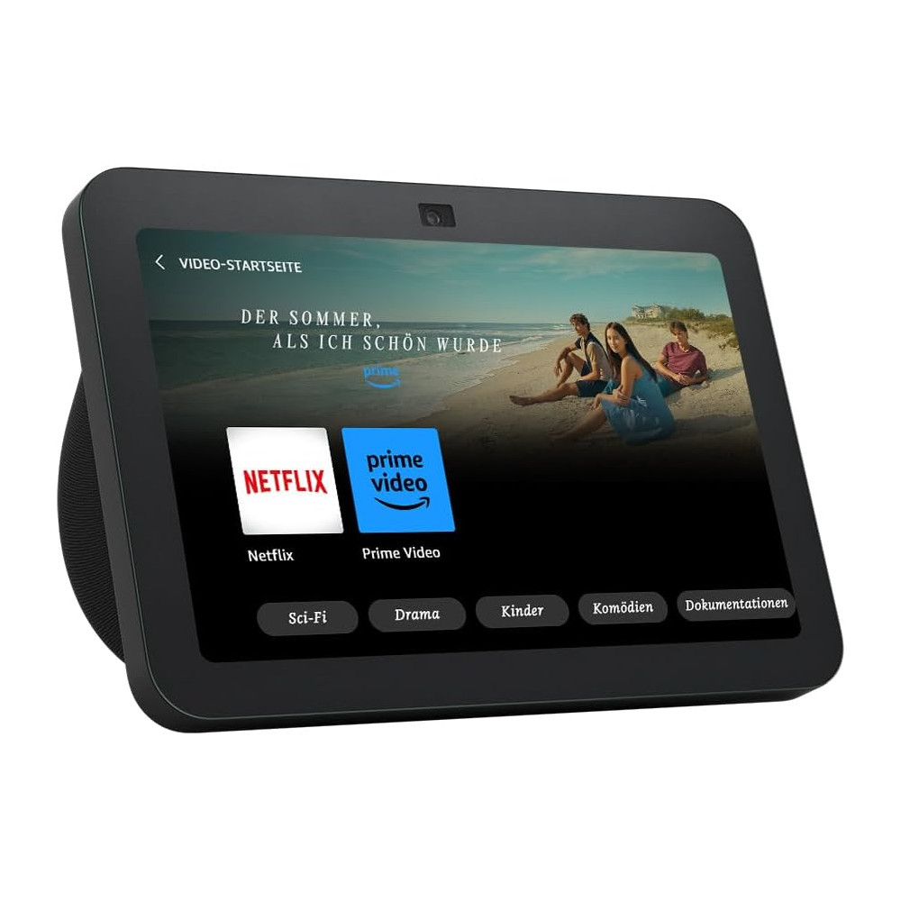 Amazon Echo Show 8 (3. Gen. 2023), anthrazit Smarter HD-Touchscreen mit 3D-Audio, Smart-Home-Hub und Alexa
