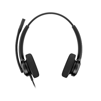 HP Poly Mission 425 Stereo-USB-Headset, kabelgebunden, Classic KI-optimierte Unterdrückung von Übertragungsgeräuschen, Superbreitband-Audio, Microsoft