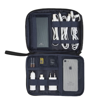 Rivacase Travel Organizer für Powerbank, Kabel, Adpater etc., schwarz