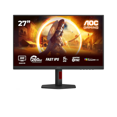 AOC G4 Q27G4ZR Computerbildschirm 68,6 cm (27") 2560 x 1440 Pixel Quad HD LED Schwarz, Rot