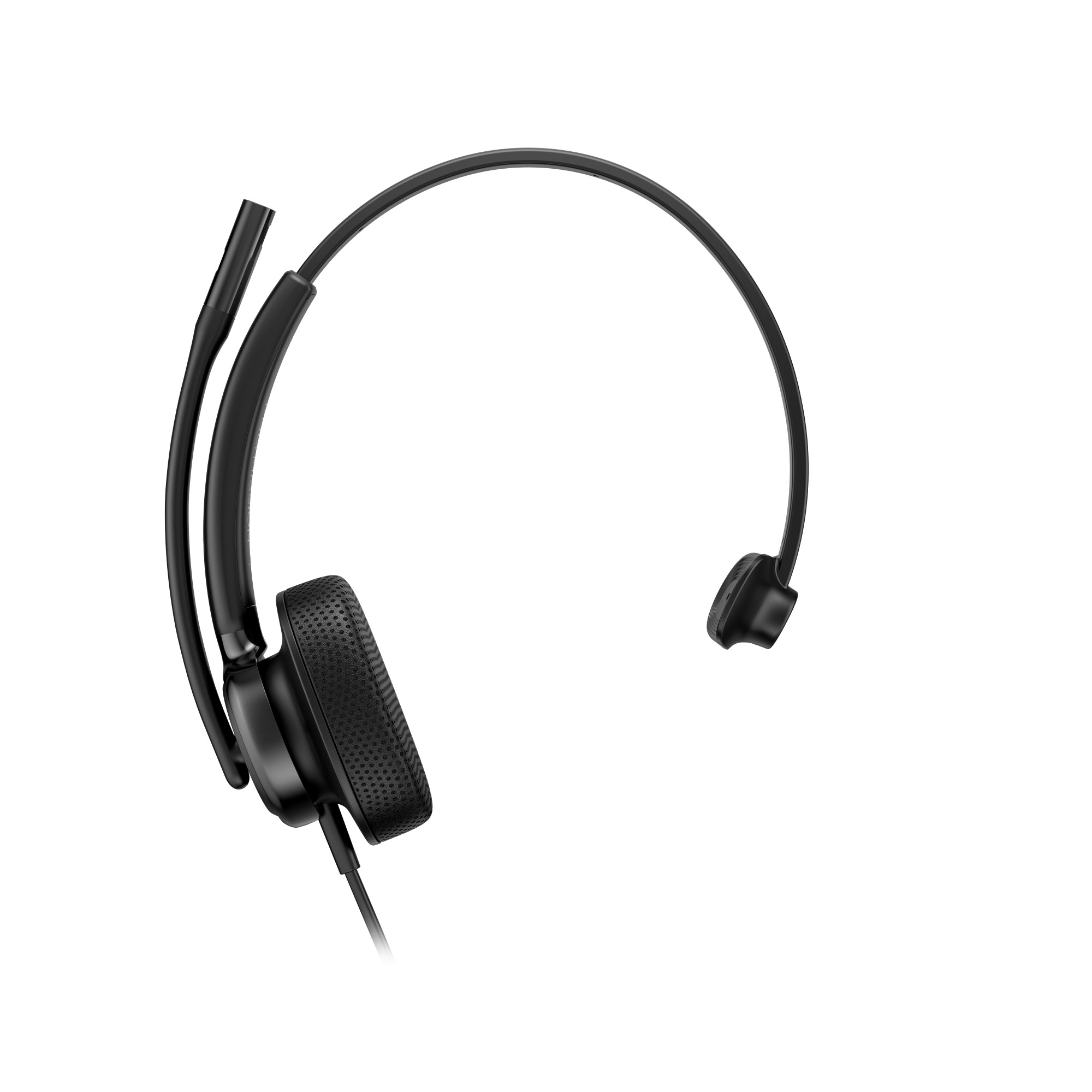 HP Poly Mission 415 Mono-USB-Headset, kabelgebunden KI-optimierte Unterdrückung von Übertragungsgeräuschen, Superbreitband-Audio, Microsoft Teams-zert