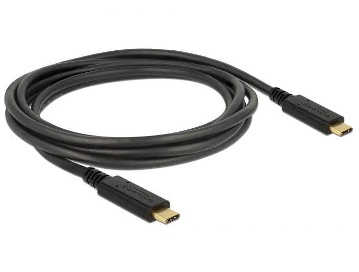 Delock USB 3.1 Gen 1 (5 Gbps) Kabel Type-C zu Type-C, 2m