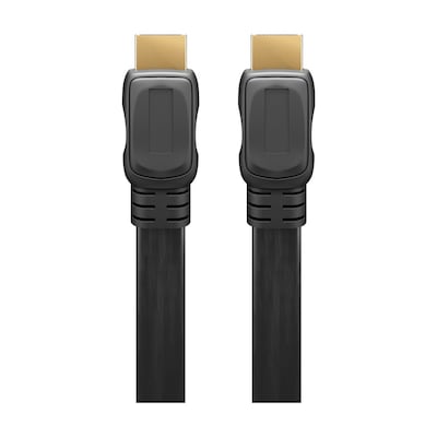 Goobay High-Speed-HDMI™-Flachkabel mit Ethernet (4K@60Hz), 2m