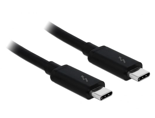 Delock Kabel Thunderbolt USB-C Kabel zu USB-C Kabel (20 Gb/s) 2m