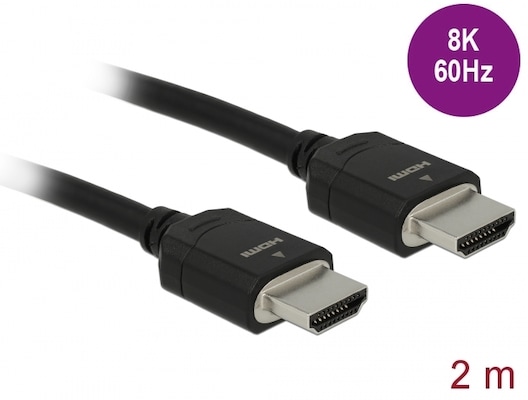 Delock Ultra High Speed HDMI Kabel, 8K 60Hz, 2m
