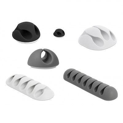 Thumbnail - Delock Kabelhalter Kombi Set 6 Stück