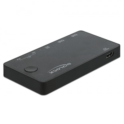 Delock HDMI / USB-C™ KVM Switch 4K 60 Hz mit USB 2.0