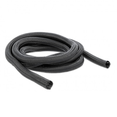 Delock Geflechtschlauch selbstschließend 5 m x 13 mm schwarz