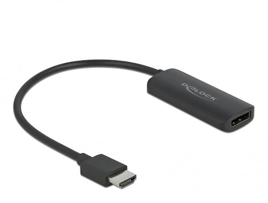 Delock Adapter HDMI-A Stecker zu DisplayPort Buchse 4K 60 Hz