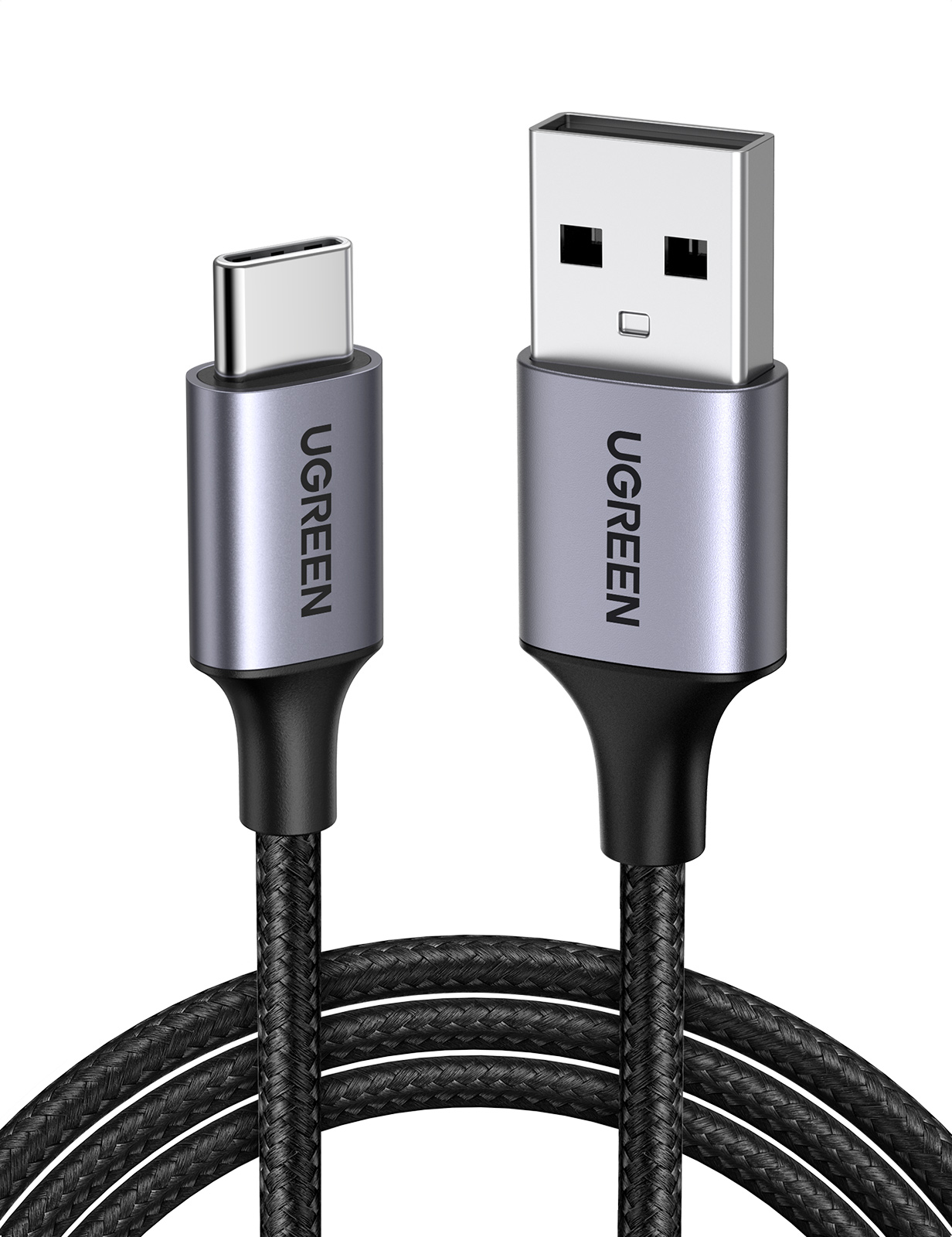 UGREEN USB-C zu USB-A 1m Kabel, schwarz Festplattenzubehör Produkt Bild 1