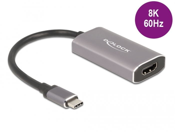 Delock USB Type-C Adapter zu HDMI (DP Alt Mode) 8K mit HDR Funkion