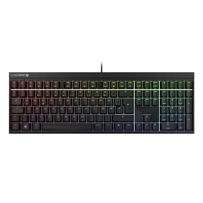 Thumbnail - Cherry XTRFY MX 2.0S Gaming-Tastatur, Kabelgebunden, schwarz RGB-Beleuchtung, Gold-Crosspoint-Präzisionsschalter
