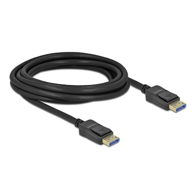 Thumbnail - Delock DisplayPort Kabel 10K 60 Hz 54 Gbps Kunststoffgehäuse 3 m