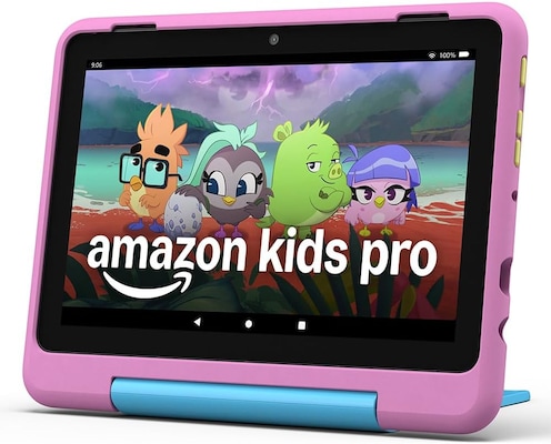 Amazon Fire HD 8 Kids Pro-Tablet (2024), Löwen-Design von 6 bis 12 Jahren, 13 Stunden Akkulaufzeit, kindgerechte Hülle, ...