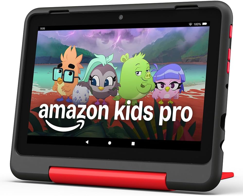 Amazon Fire HD 8 Kids Pro-Tablet (2024), Marvel's Avengers von 6 bis 12 Jahren, 13 Stunden Akkulaufzeit, kindgerechte Hü...