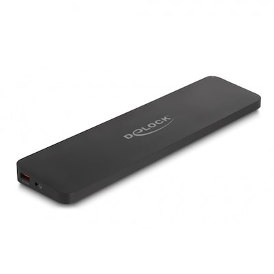 Thumbnail - Delock USB Type-C™ Triple Display Dockingstation mit DisplayLink® 4K / USB 5 Gbps / LAN / SD / Audio / PD 80 W